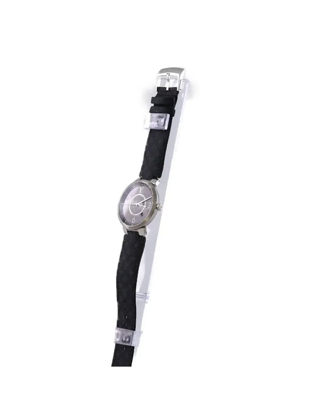 Louis Vuitton Tambour Slim Monogram SS Quartz Watch